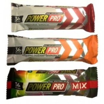 PowerPro Батончик 36%, 60 г ( разные вкусы) 